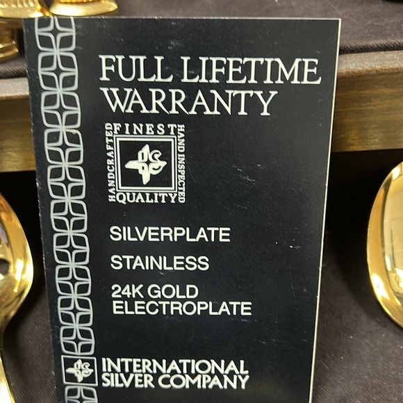 Silver plated stainless 24K Gold Electroplate - Picture 4 of 7